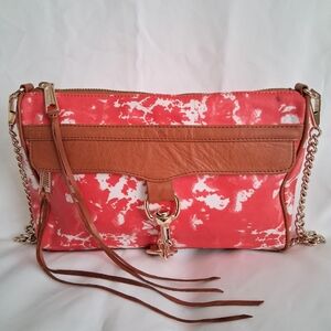 Rebecca Minkoff Large MAC Pink And Brown Women Crossbody Bag